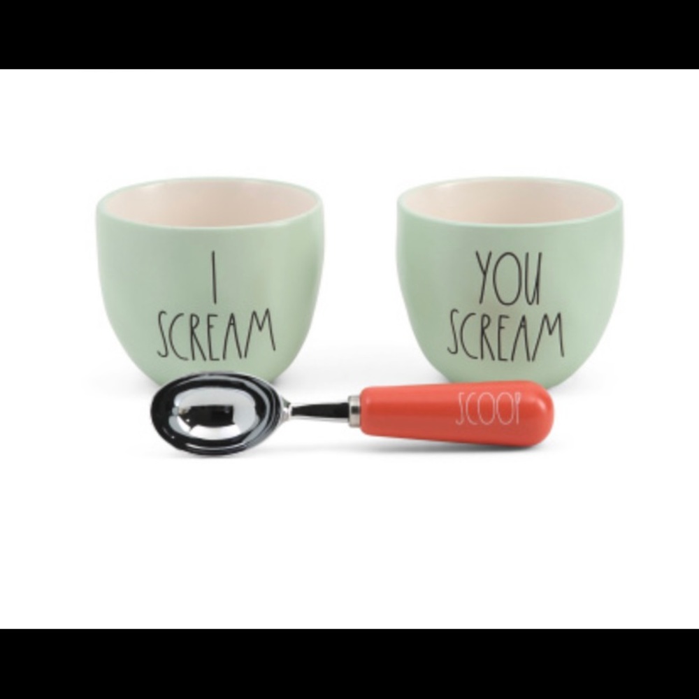 Rae Dunn ice cream set